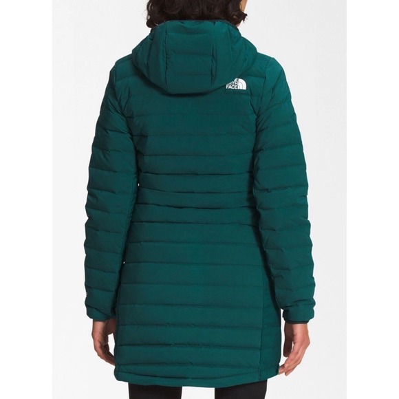The North Face Women's Plus Stretch Down Parka Jacket Green Sz 2XL NWT - Picture 2 of 15